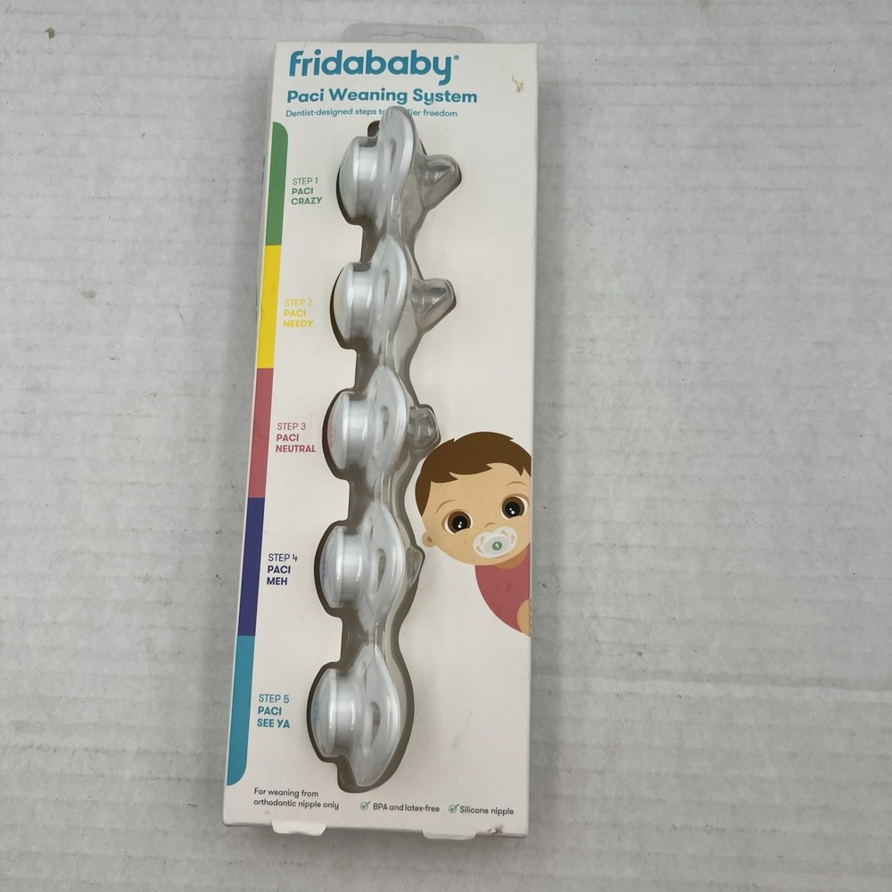 FridaBaby 5 Step Paci Weaning System Dentist Designed New In Package Bpa‎ Free